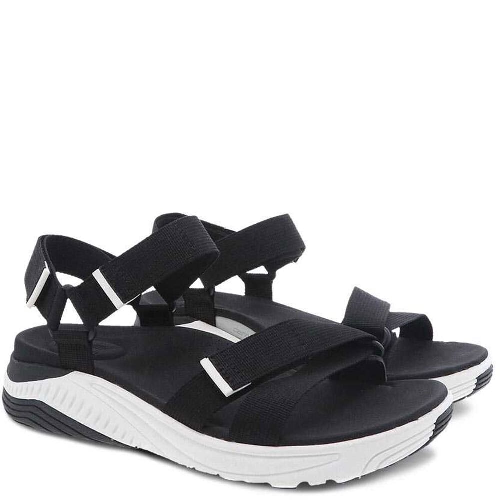Dansko Women's Racquel Casual Sandals - Black | elliottsboots