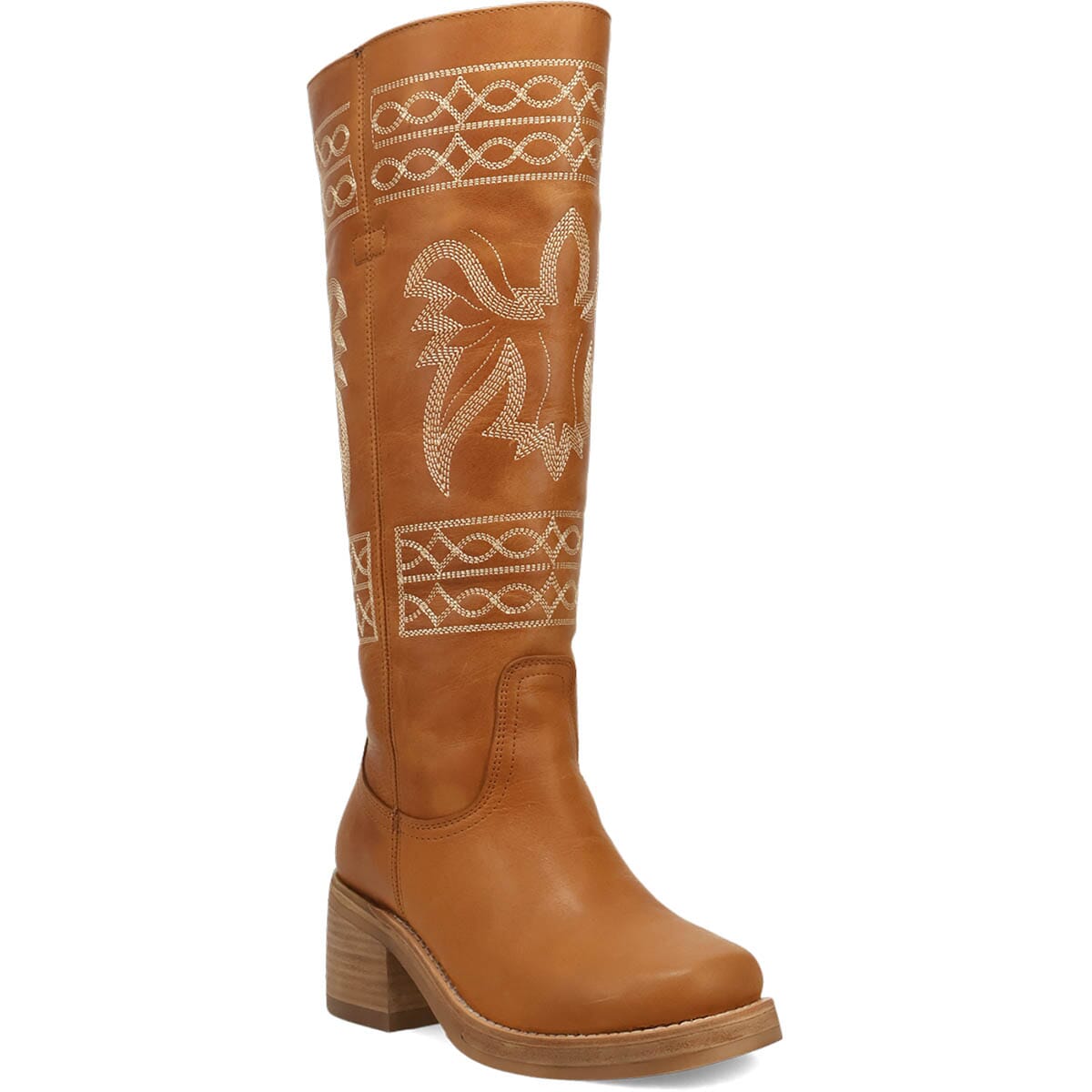 Dingo Women's Avalon Leather Boots - Tan | elliottsboots