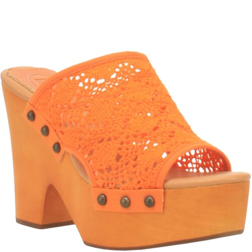 Image for Dingo Women's Crafty Woven Sandals - Orange from elliottsboots