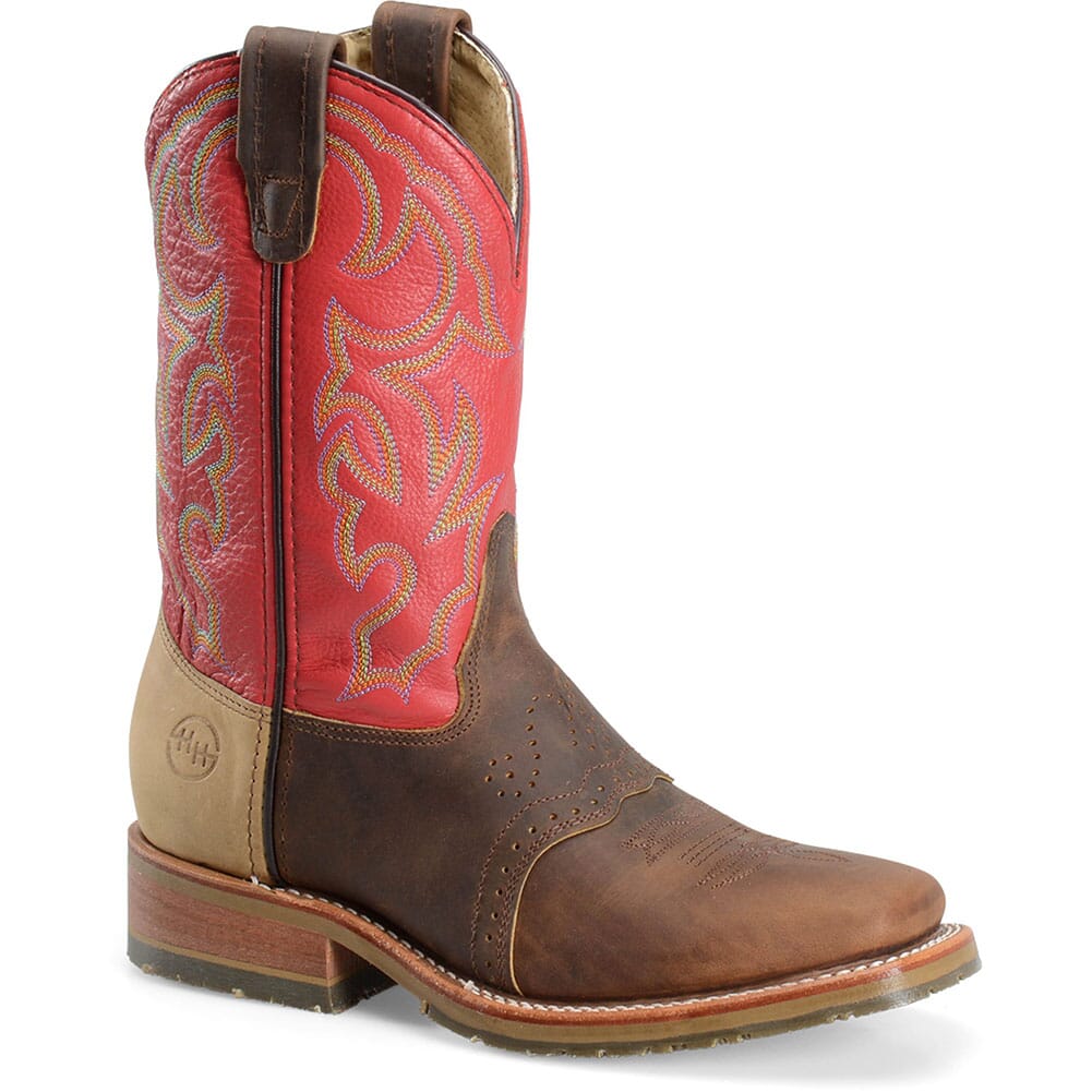 Image for Double H Men's Old Town Western Boots - Red from elliottsboots