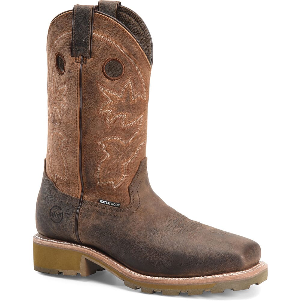 Image for Double H Men's Abner Work Ropers - Brown from elliottsboots