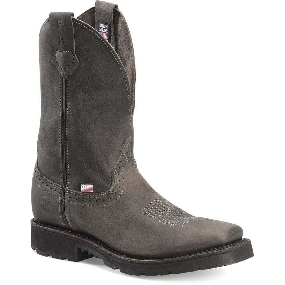 Image for Double H Men's Ryker Western Work Boots - Gray/Black from elliottsboots