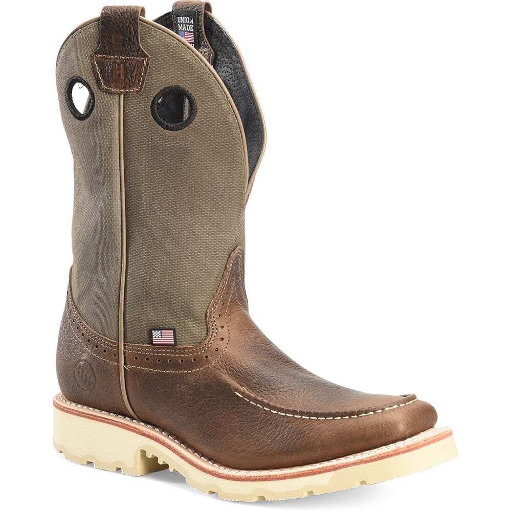 Image for Double H Men's Claton Western Work Boots - Sandy Brown from elliottsboots