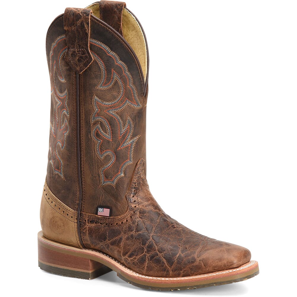 Image for Double H Men's Harshaw Western Ropers - Brown from elliottsboots
