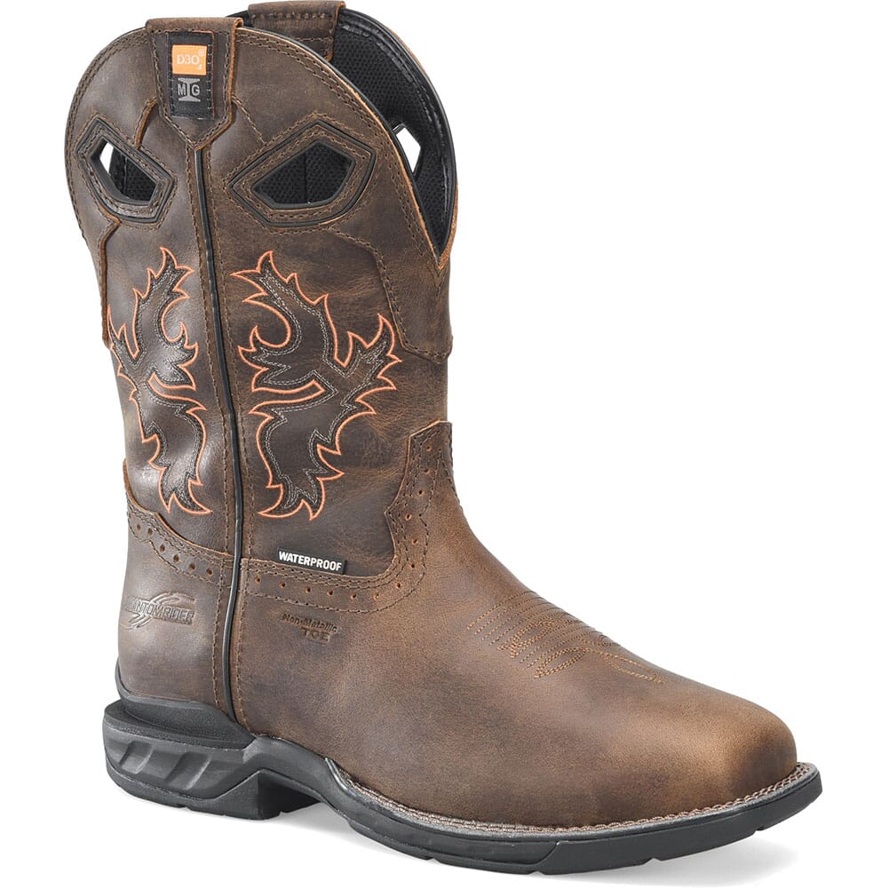 Image for Double H Men's Redeemer Metguard Safety Boots - Brown from elliottsboots