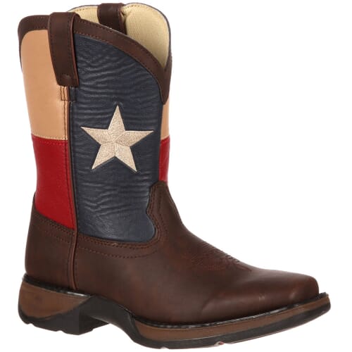 Image for Durango Kids' Texas Flag Western Boots - Brown from elliottsboots