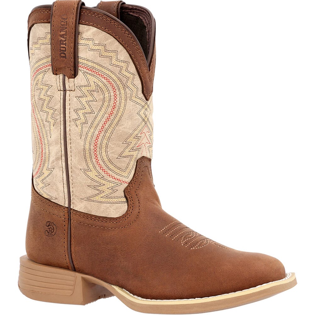 Image for Durango Youth Lil' Rebel Pro Western Boots - Coffee/Bone from elliottsboots