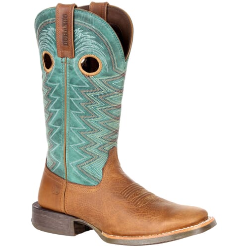 Image for Durango Women's Lady Rebel Pro Western Boots - Wheat/Tidal Teal from elliottsboots