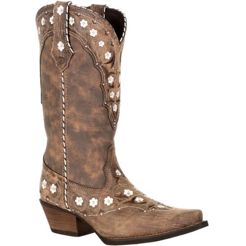 Image for Durango Women's Crush Floral Western Boots - Driftwood from elliottsboots