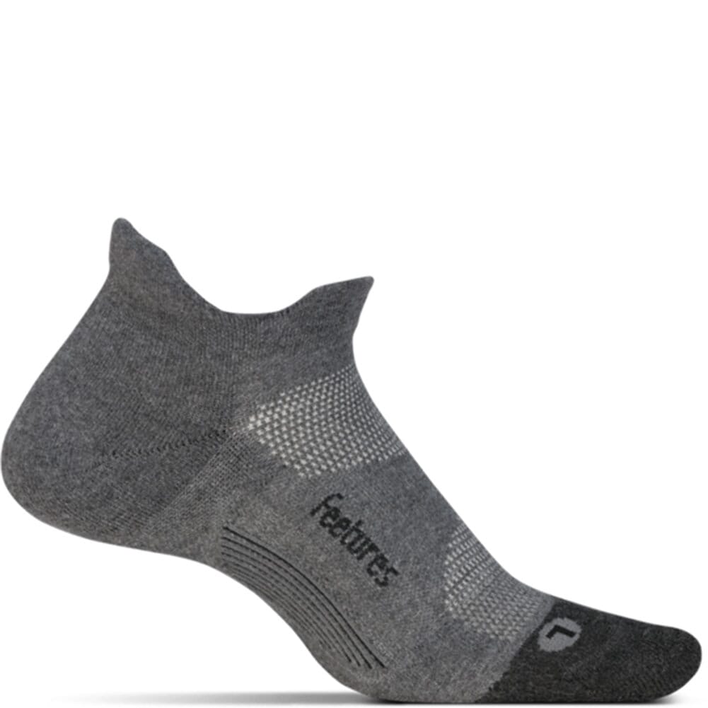 Image for Feetures Women's Elite Max Cushion No Show Tab - Gray from elliottsboots