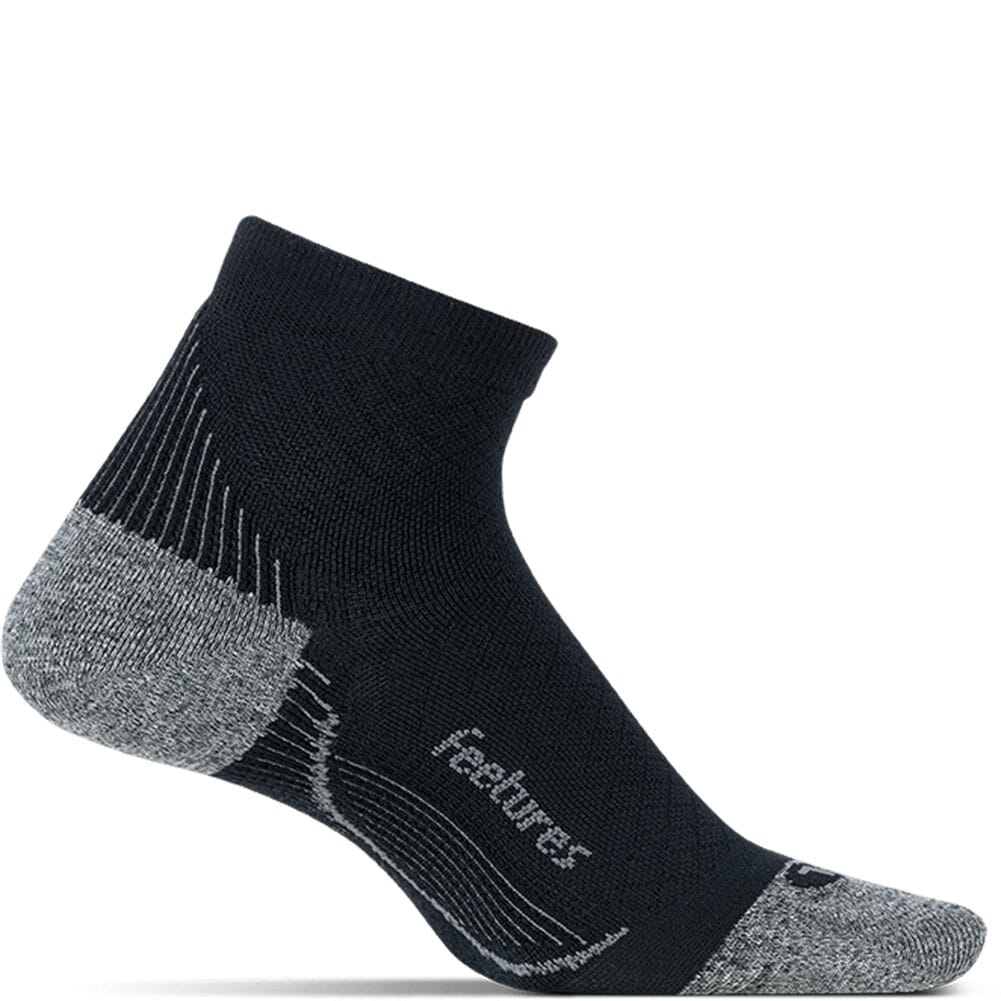 Image for Feetures Unisex Plantar Fasciitis Relief Socks - Black from elliottsboots