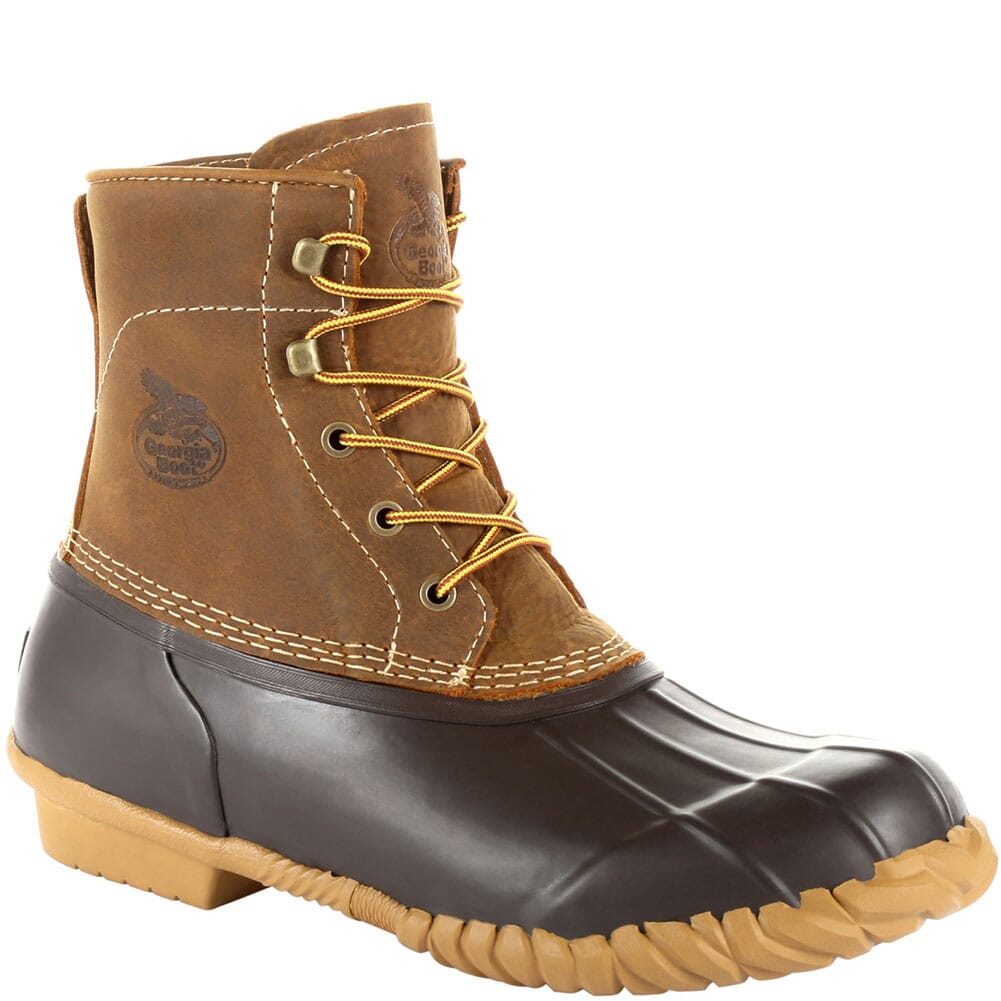 brown duck boots men