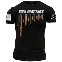 Grunt Style Men's Size Matters Graphic Tee - Black