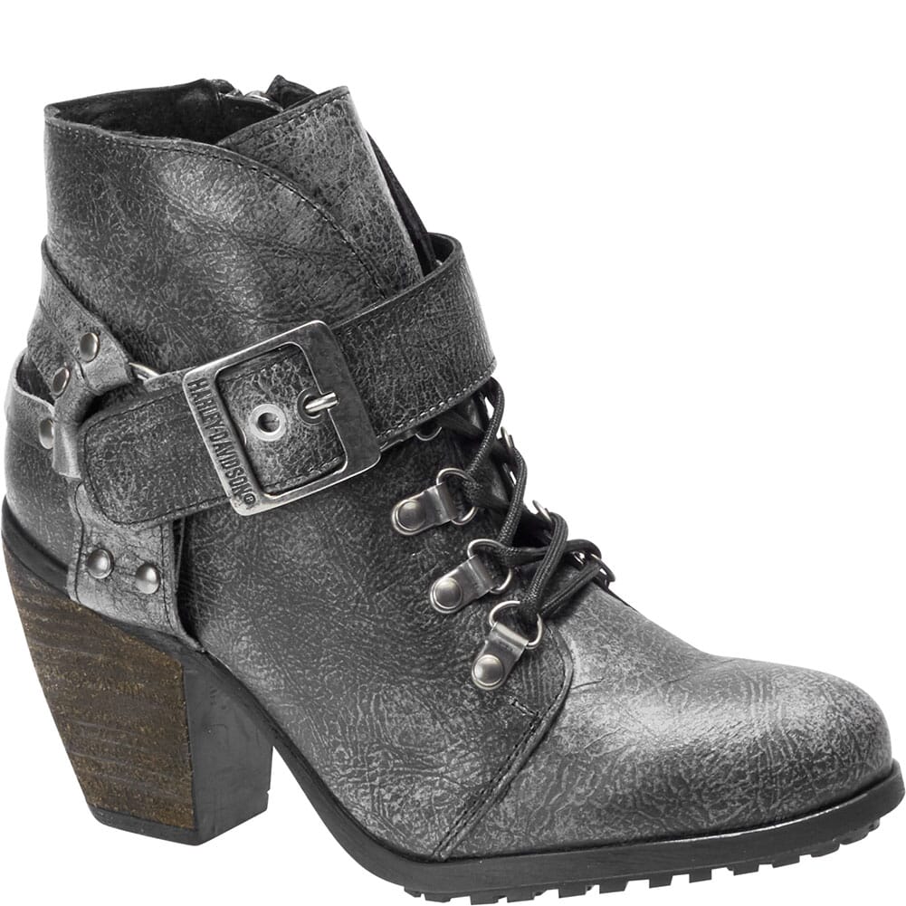 Image for Harley Davidson Women's Ashland Motorcycle Boots - Grey from bootbay