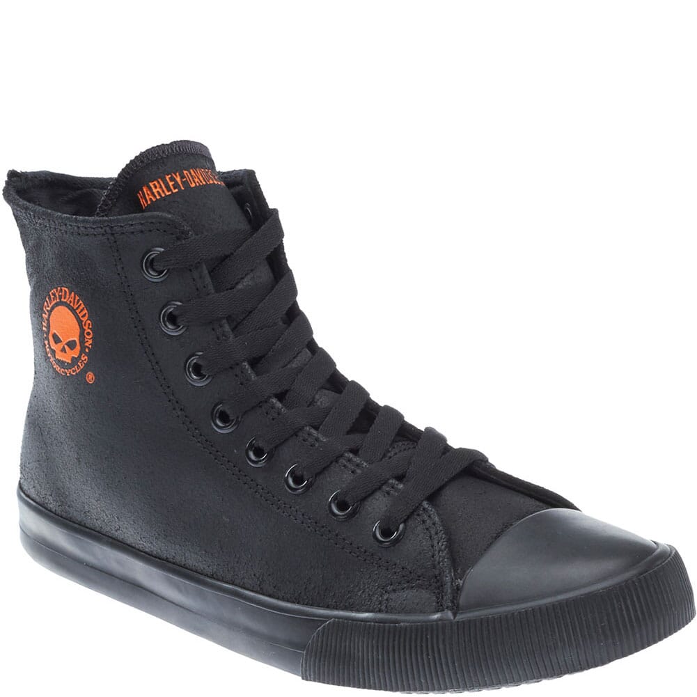 Image for Harley Davidson Men's Baxter Casual Shoes - Black/ Orange from bootbay
