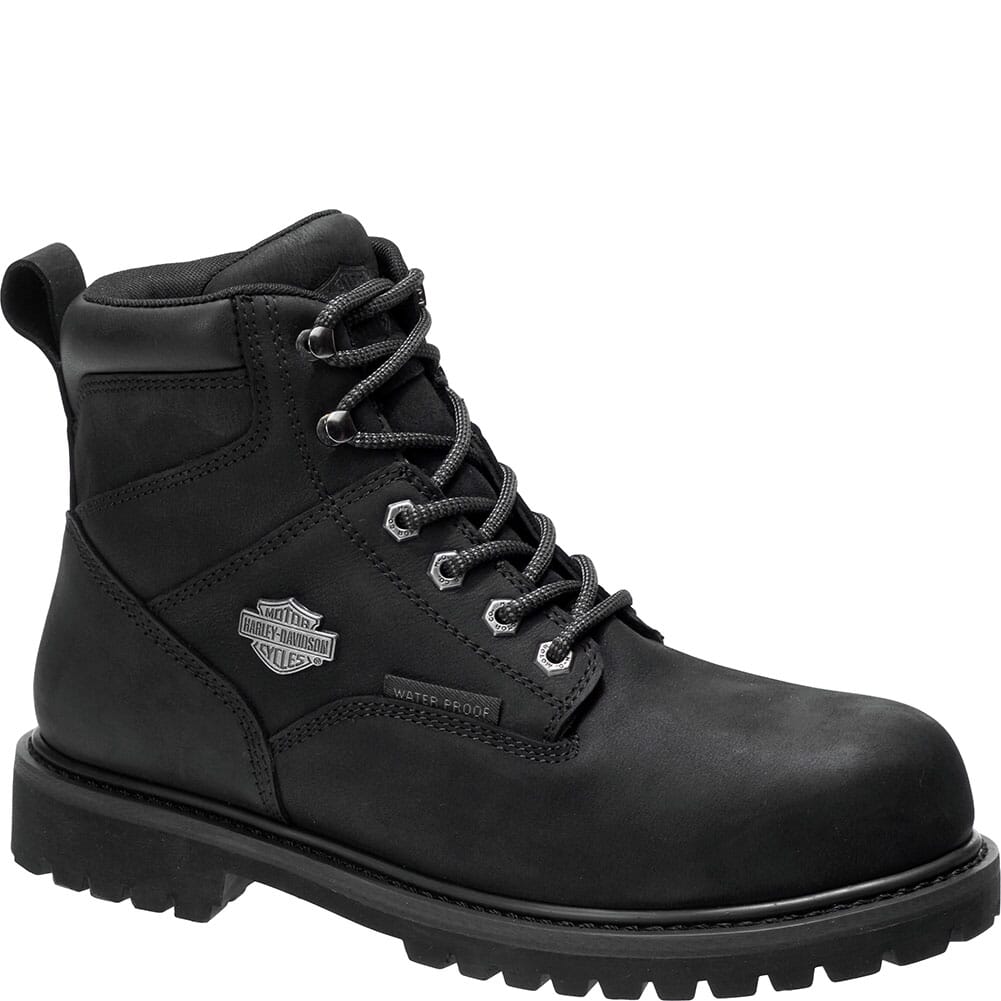 Image for Harley Davidson Men's Gavern Motorcycle Boots - Black from bootbay