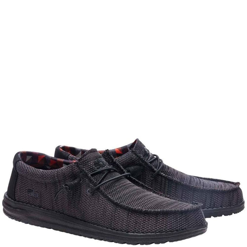 Wally Sox Funk Casual Shoes - Jet Black 