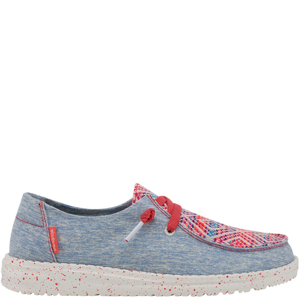 Image for Hey Dude Women's Wendy Playa Fiesta Casual Shoes - Rojo from bootbay