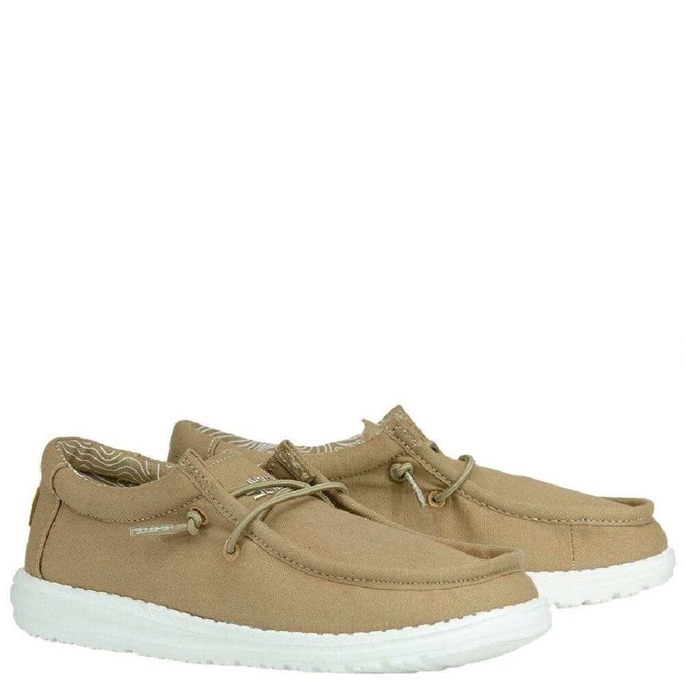 Image for Hey Dude Kid's Wally Casual Shoes - Tan from bootbay