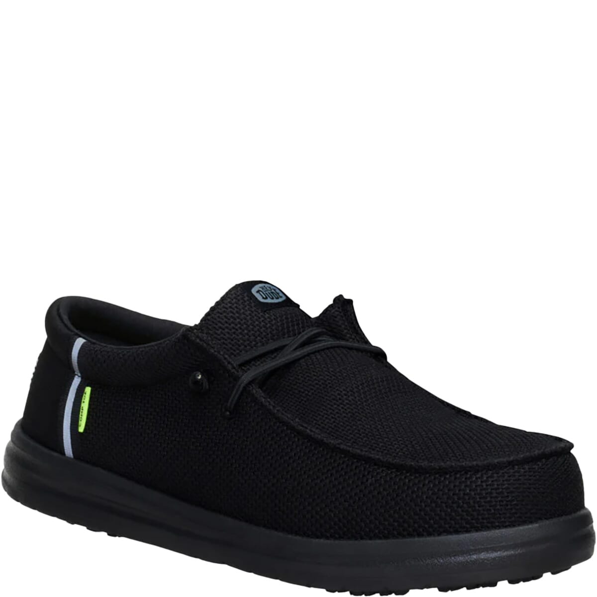 HEYDUDE Men's Wally Work Comp Toe Safety Shoes - Dark Grey