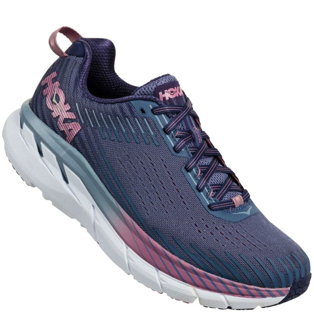 Hoka Women s Clifton 5 Athletic Shoes Marlin Blue Ribbon elliottsboots