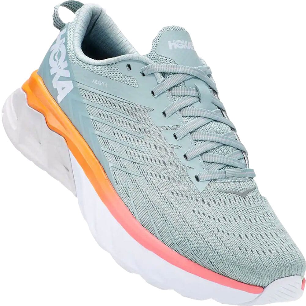 Image for Hoka One One Women's Arahi 4 Wide Athletic Shoes - Blue Haze/Lunar from bootbay