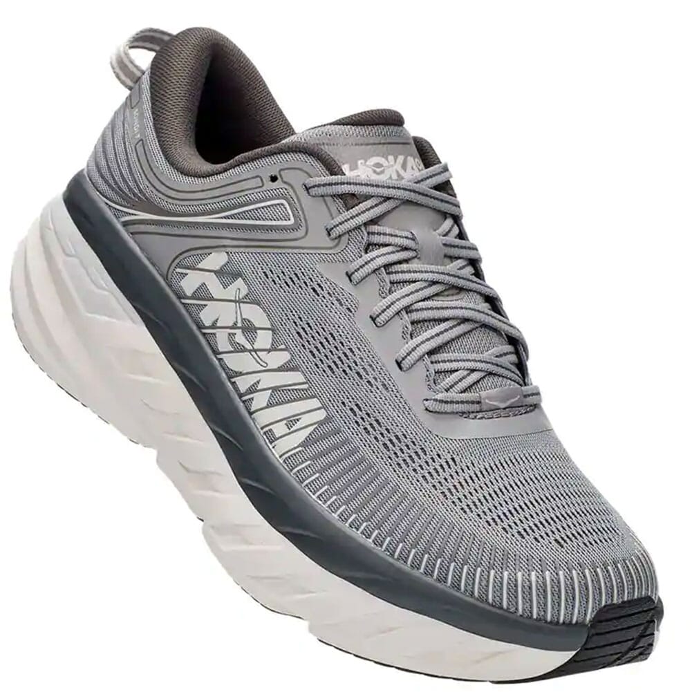 Image for Hoka One One Men's Bondi 7 Wide Athletic Shoes - Dark Shadow from bootbay