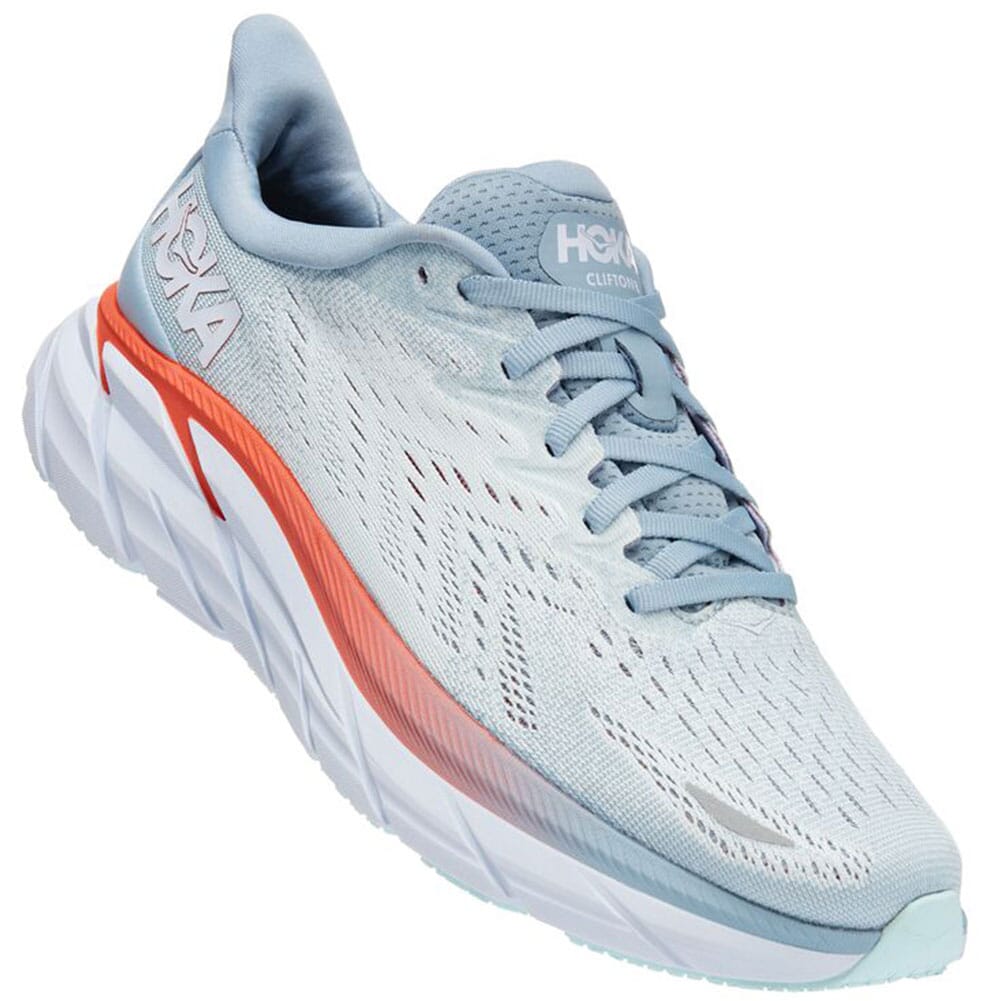 Image for Hoka One One Women's Clifton 8 Athletic Shoes - Blue Fog from bootbay