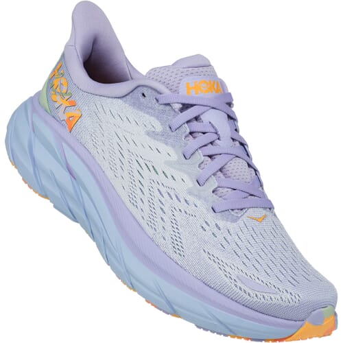 Image for Hoka Women's Clifton 8 Athletic Shoes - Baby Lavender/Smoke from elliottsboots