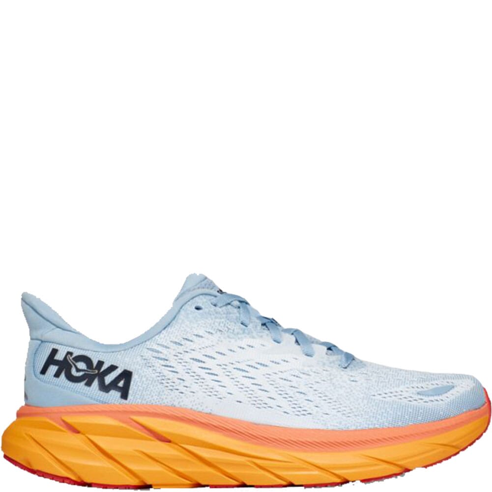 Hoka One One Women's Clifton 8 Athletic Shoes - Summer Song/Ice Flo ...