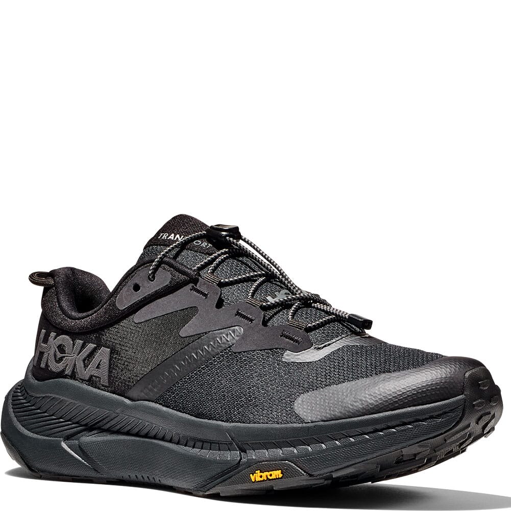 Hoka Women's Transport Running Shoes - Black/Black | elliottsboots