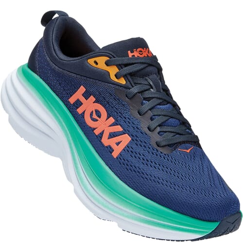 Image for Hoka Women's Bondi 8 Wide Athletic Shoes - Blue from elliottsboots