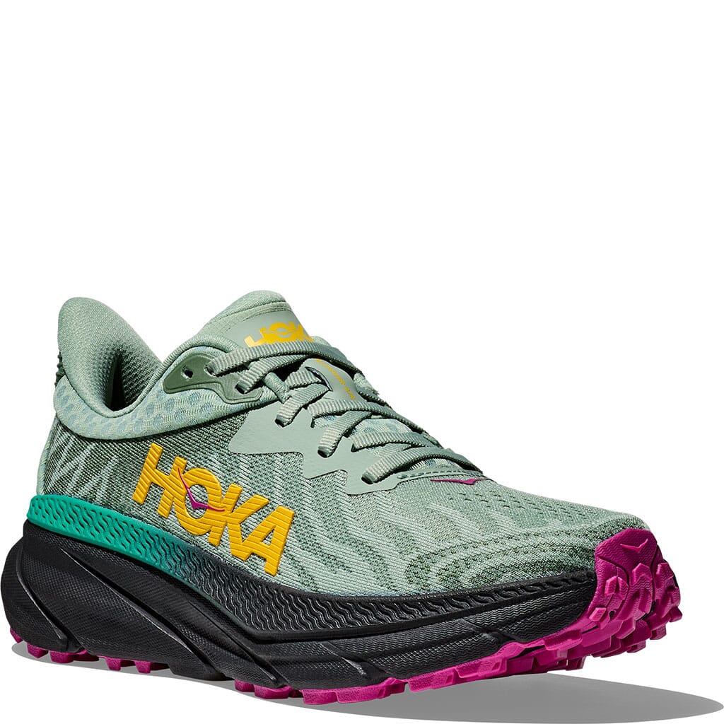 Hoka Women's Challenger 7 Bellwether Running Shoes - Aloe