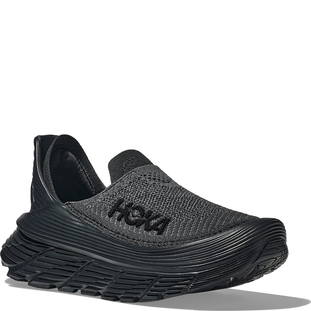 Hoka Unisex Restore TC Athletic Shoes - Black | elliottsboots