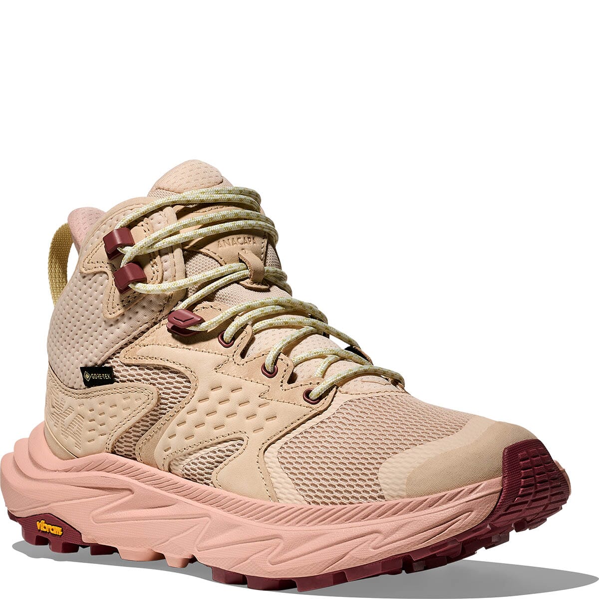 Hoka Women's Anacapa 2 Mid GTX Hiking Boots - Oak Rose Latte