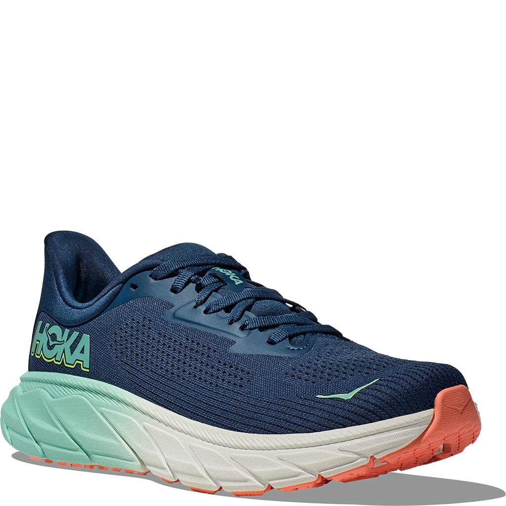 あおい Hoka Women's Arahi 7 Running Shoes - Midnight/Seafoam | elliottsboots