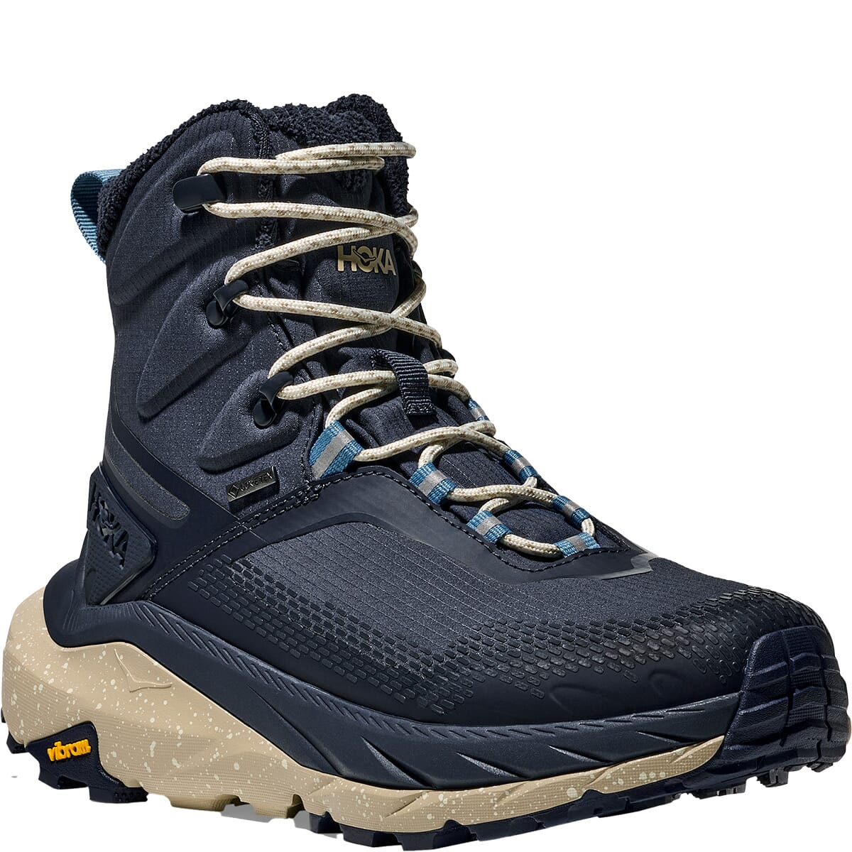HOKA Women's Kaha 2 Frost GTX Hiking Boots - Navy/Oyster