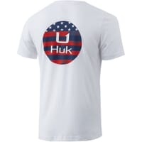HUK Men's KC American Pride Tee - White (Instore Only)