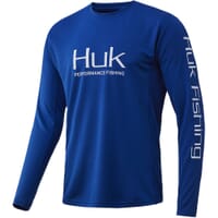 HUK Men's Icon X Long Sleeve - Huk Blue (Instore Only)