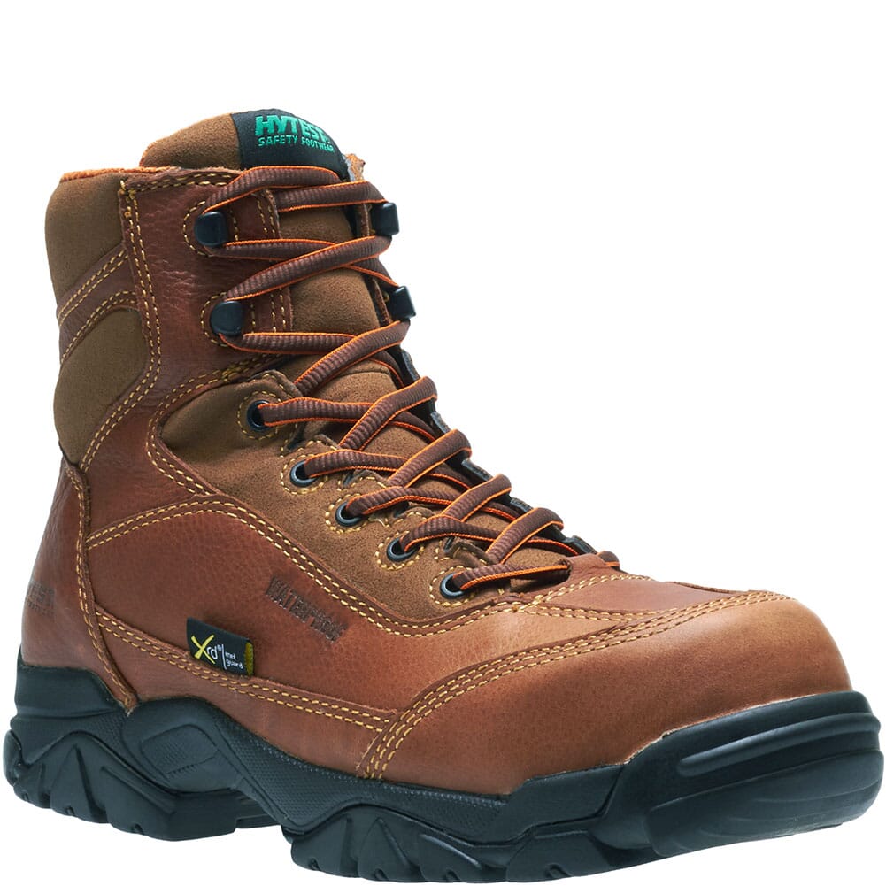 Hytest Men's Internal Met Safety Boots - Brown | elliottsboots