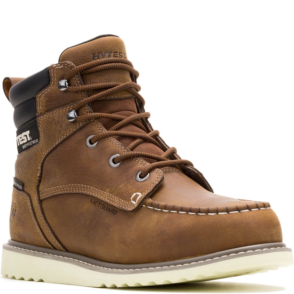 HYTEST Men's Forgewedge MetGuard Safety Boots - Brown | elliottsboots