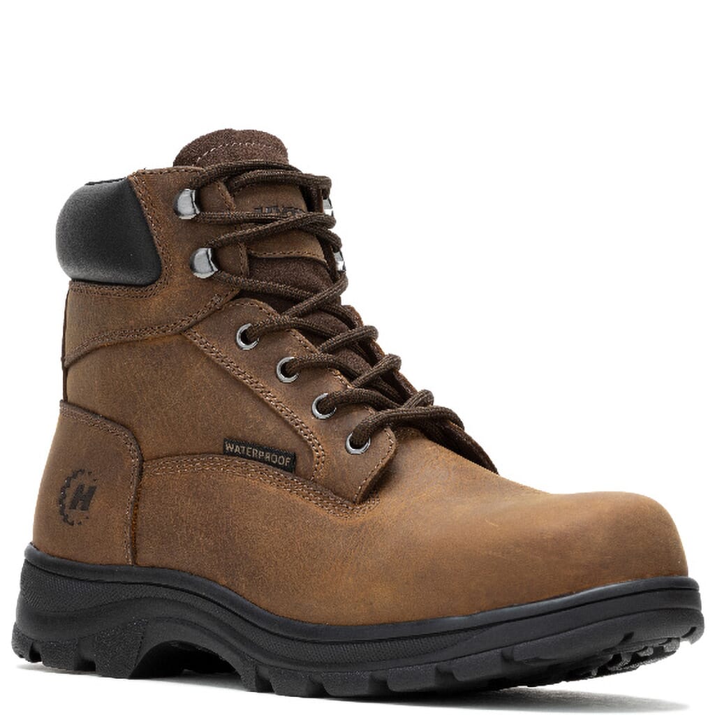 Hytest Men's Knox 2 Steel Toe Safety Boots - Brown | elliottsboots