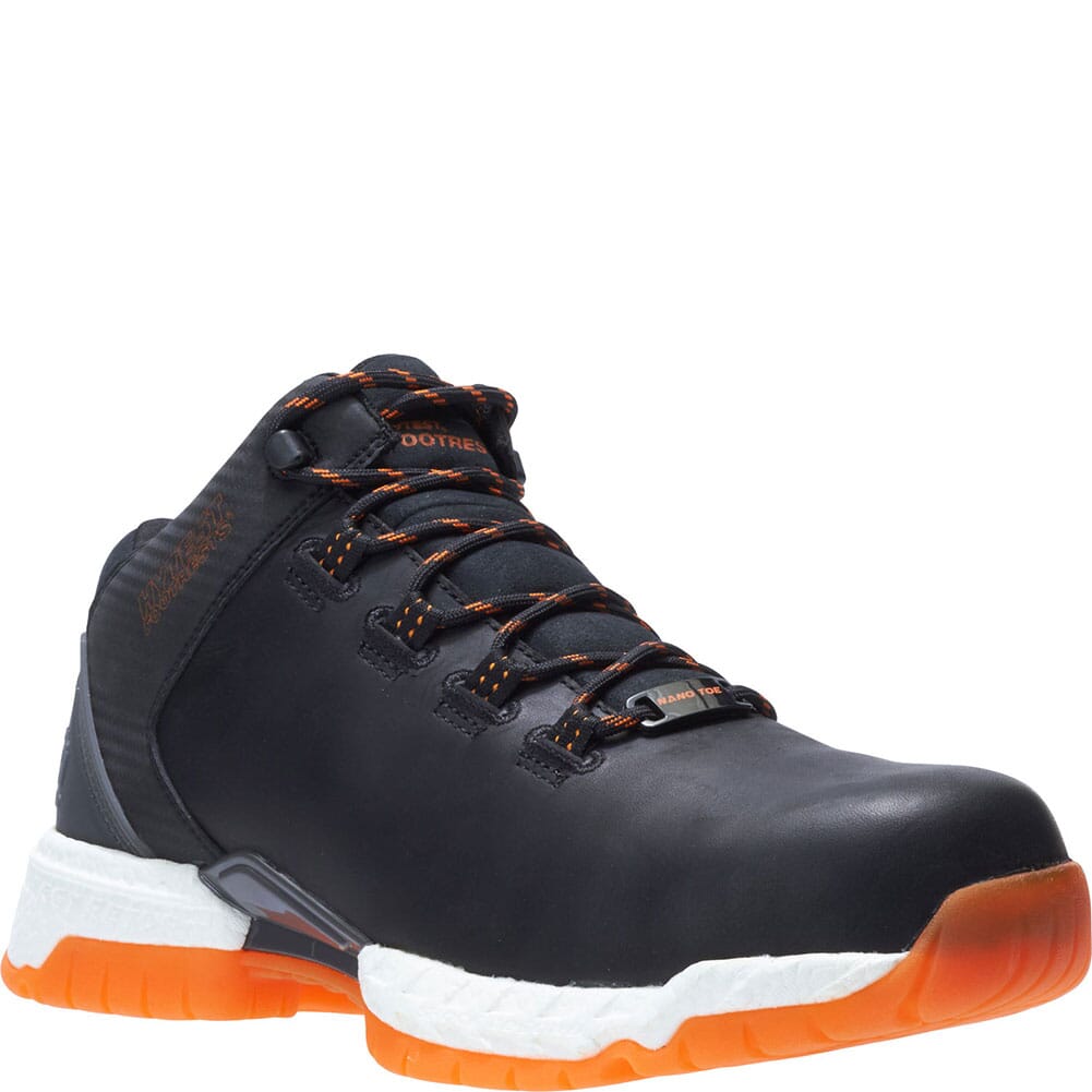 Image for Footrests by Hytest Men's 2.0 Xergy Trainer Safety Shoes - Black/Orange from elliottsboots