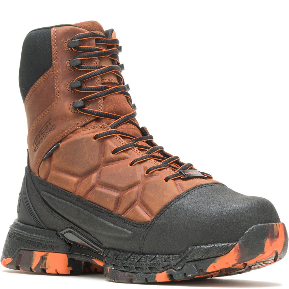 Image for Hytest Men's 2.0 Trio WP Met Guard Safety Boots - Brown from elliottsboots