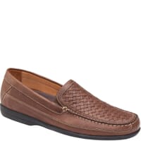 Johnston & Murphy Men's Locklin Woven Venetian Casual Shoes - Tan