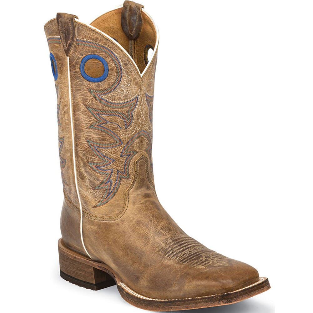 western boots beige