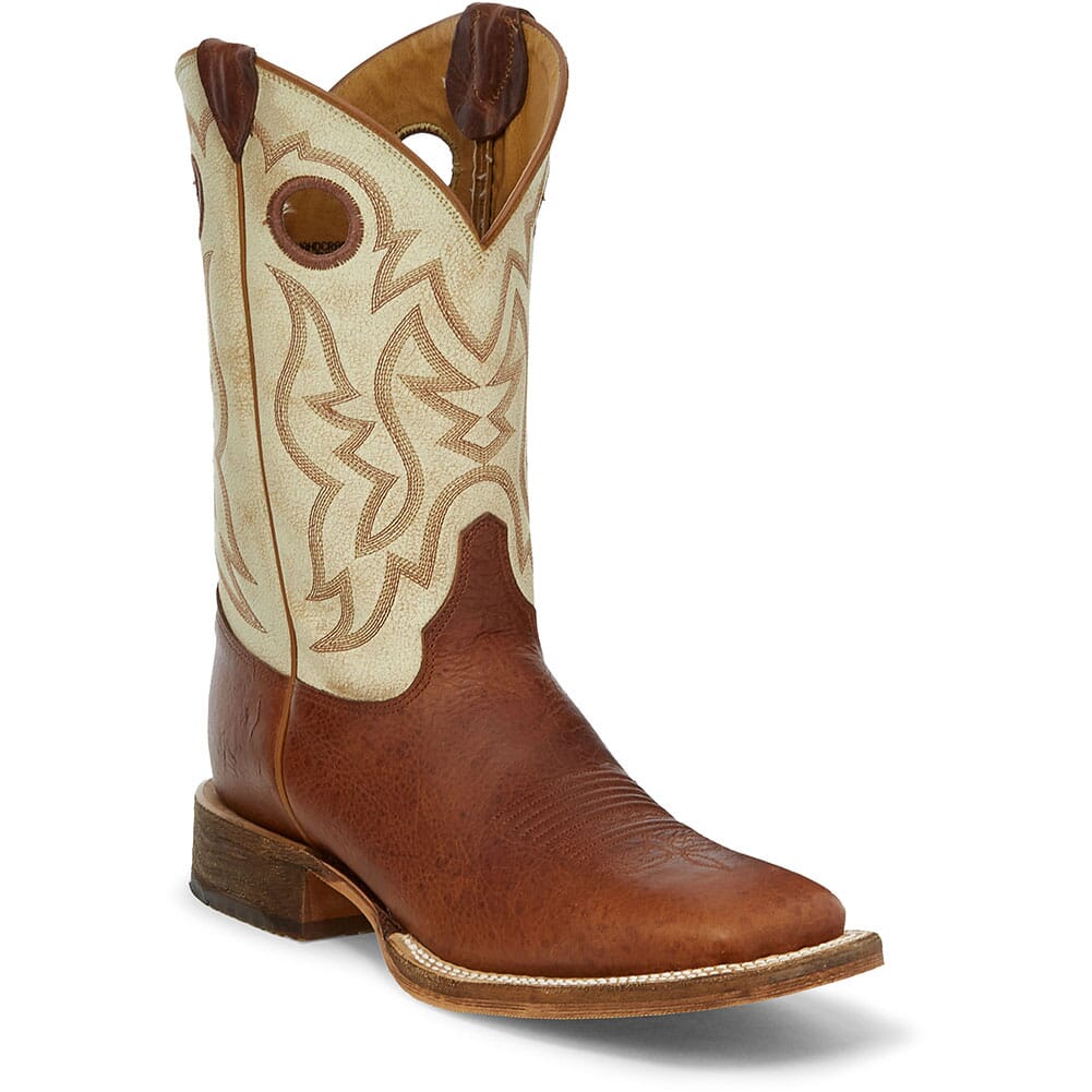 Image for Justin Men's Caddo Western Boots - Desert Bone/Cognac from bootbay