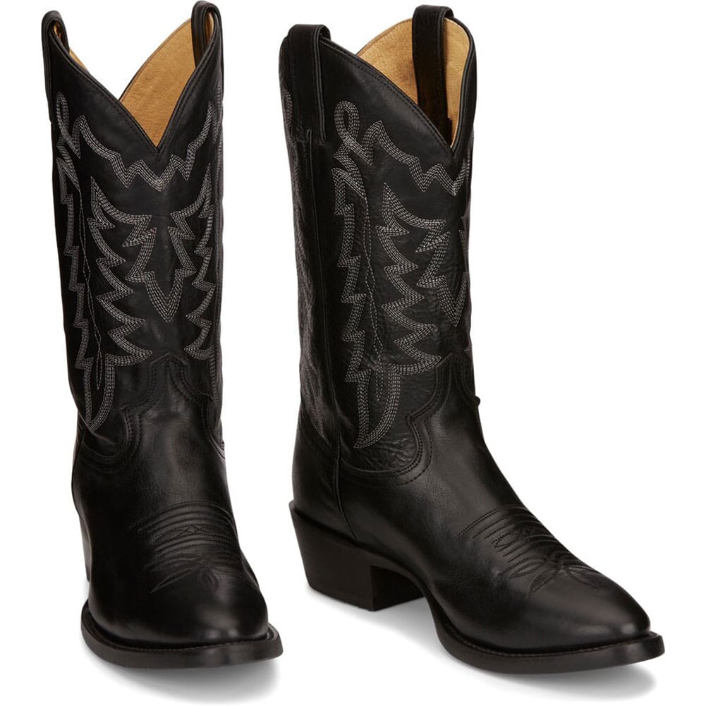 Image for Justin Men's Hayne Western Boots - Black from bootbay