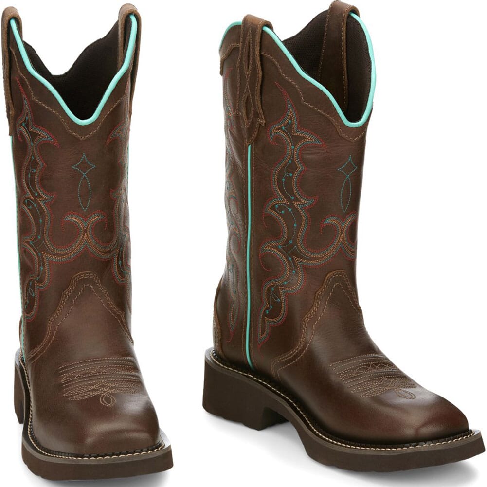 Image for Justin Women's Raya Western Boots - Tan from bootbay
