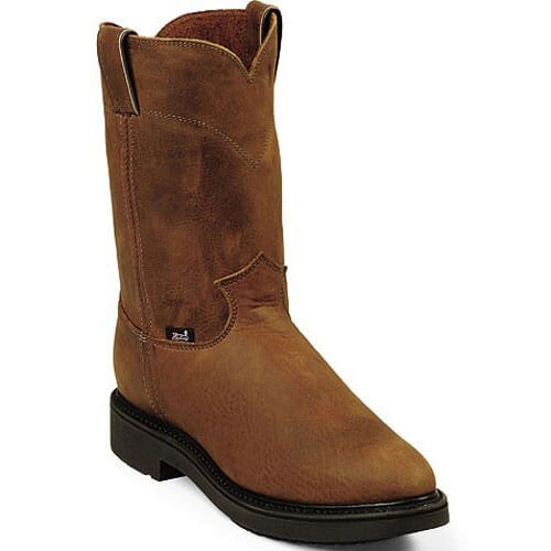 Justin Original Men's Conductor Wellington Work Boots - Aged Bark ...